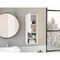 Tuhome Mila Bathroom Cabinet, Two Internal Shelves, Two External Shelves, Single Door, White MLB3931 - alternate 4